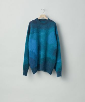 ニット ＯＶＥＲＳＩＺＥＤ ＧＲＡＤＡＴＩＯＮ ＭＯＨＡＩＲ ＬＳ ＳＴ．６９８ | ssstein (Men)/シュタイン |  三越伊勢丹オンラインストア・通販【公式】